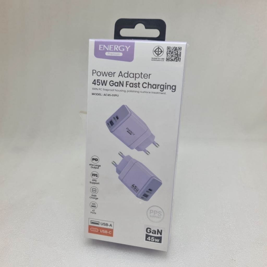 Energy Premium Adapter หัวชาร์จ กำลังแรงสำหรับมือถือ (เฉพาะหัวชาร์จ)