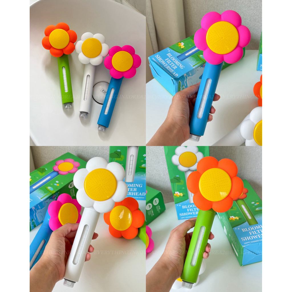 Wiggle Wiggle Shower Head🌼] หัวฝักบัวกรองน้ำอาบ ถูกหลักอนามัย กรองน้ำดีมาก พร้อมส่ง/พรี