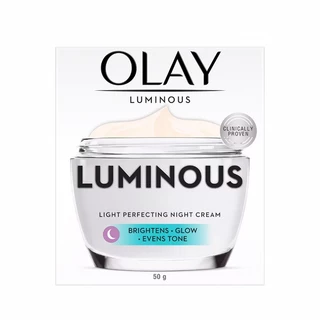 โอเลย์ ลูมินัส ไลท์ เพอร์เฟคติ้ง ไนท์ ครีม 50 กรัม OLAY LUMINOUS LIGHT PERFECTING CREAM 50 G.