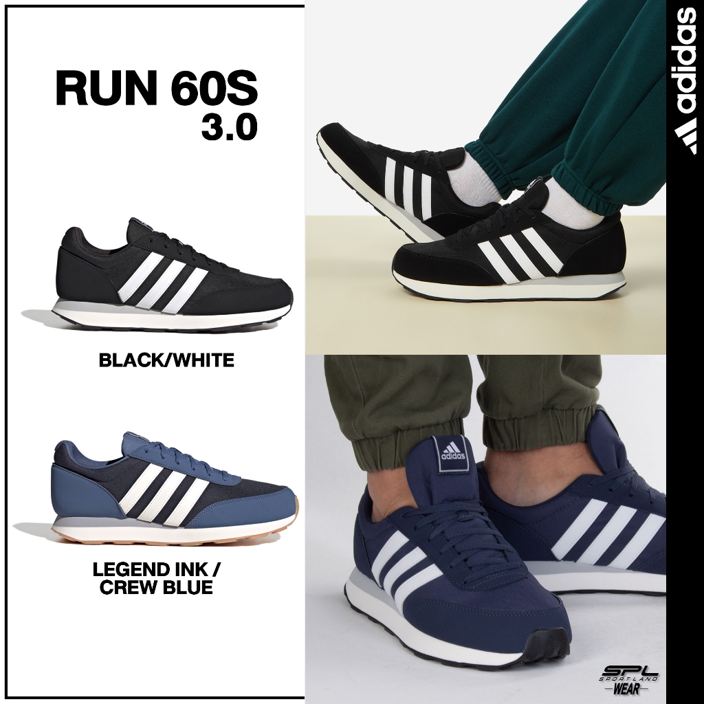 Adidas Collection อาดิดาส รองเท้าผ้าใบ รองเท้าลำลอง M Run 60s 3.0 HP2255 / HP2258 / ID1860 (1900)
