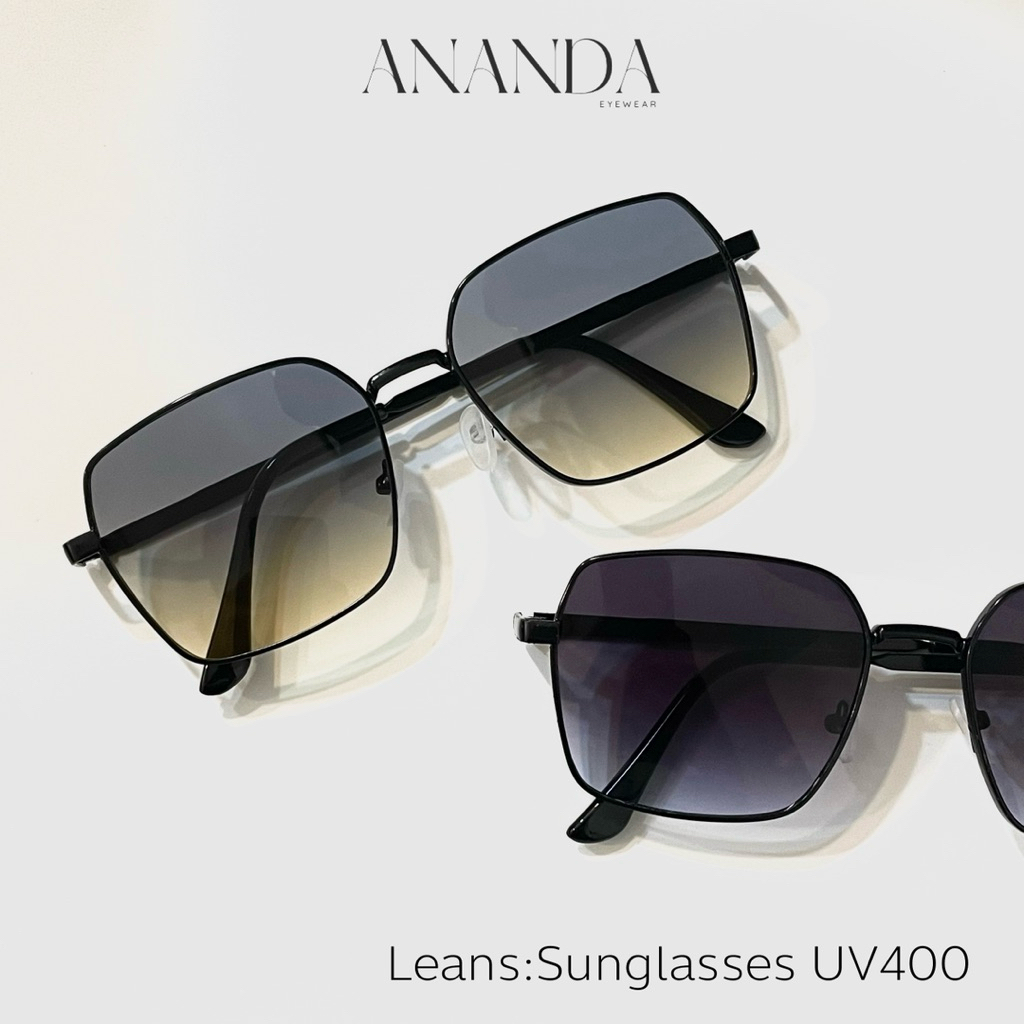 (GGB) : แว่นตา แว่นกันแดดsunglasses ป้องกันรังสี UV400 ทรงเหลี่ยม ใส่ได้ทั้งชายเเละหญิง