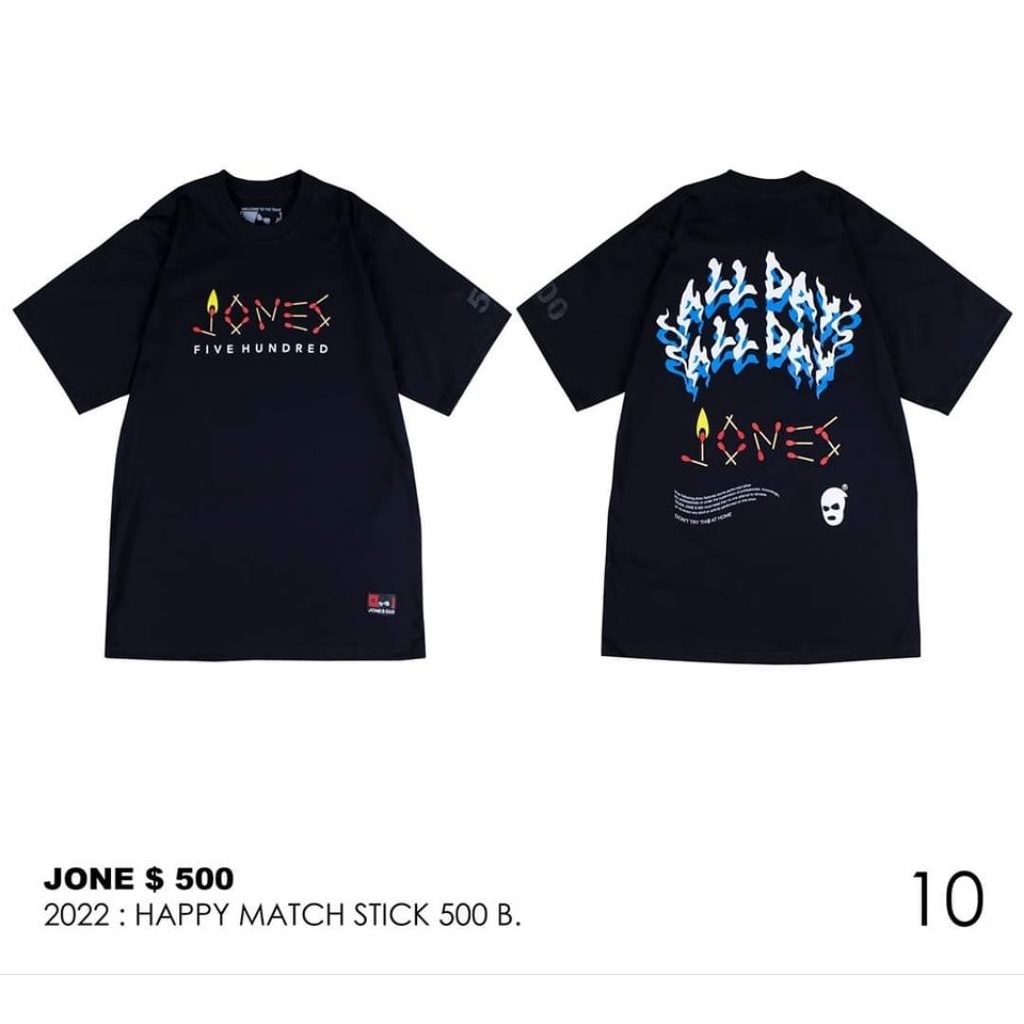 2022 เสื้อยืด Jone $ 500