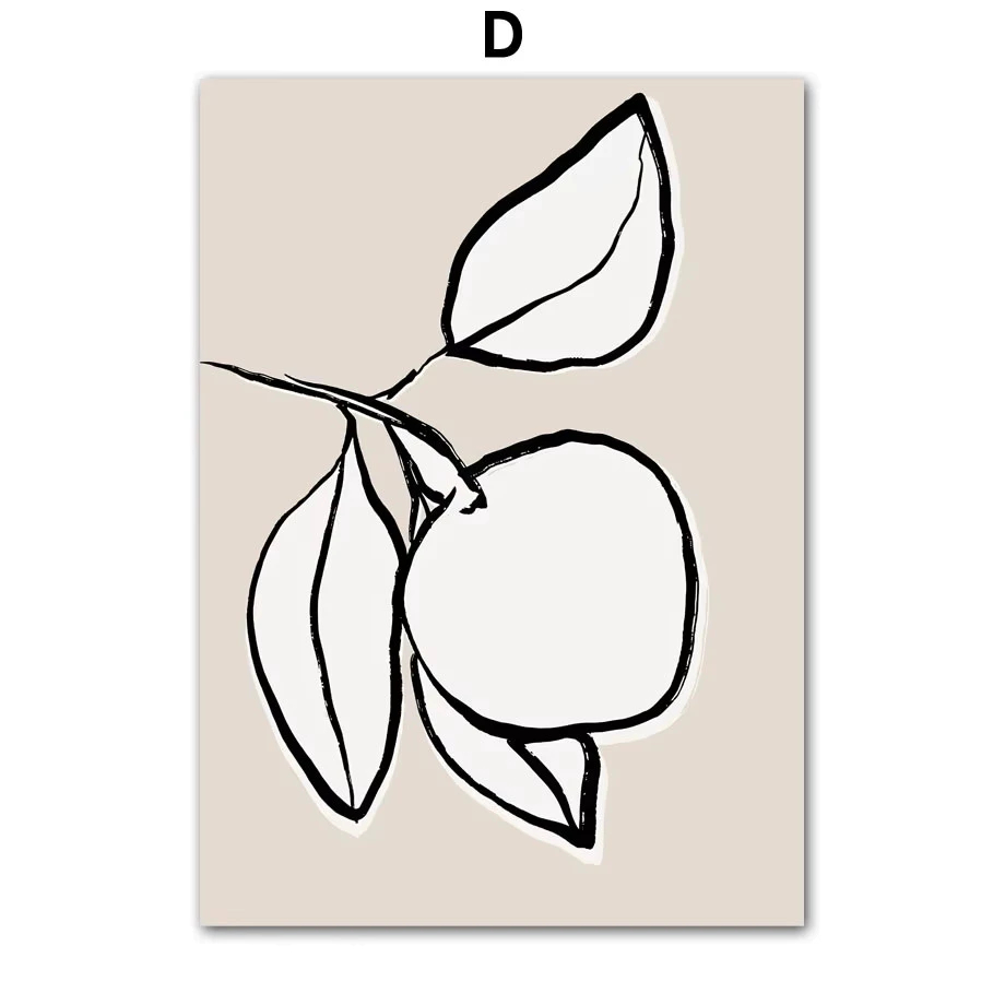 (พร้อมส่งจากไทย ภาพรวมกรอบ)Body Lines แจกัน Leaf โทนน้ำตาล สไตล์นอร์ดิก สําหรับตกแต่งผนัง ห้องนอน - รูปที่ 6