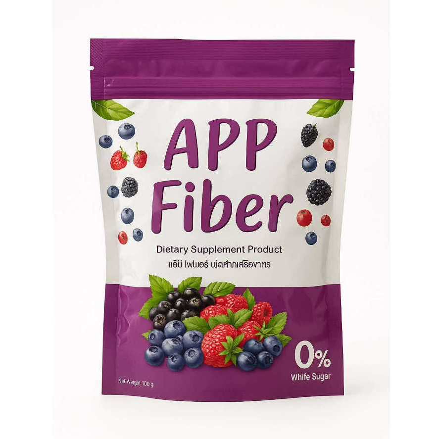 แอ๊ปไฟเบอร์ รสผลไม้ APP Fiber