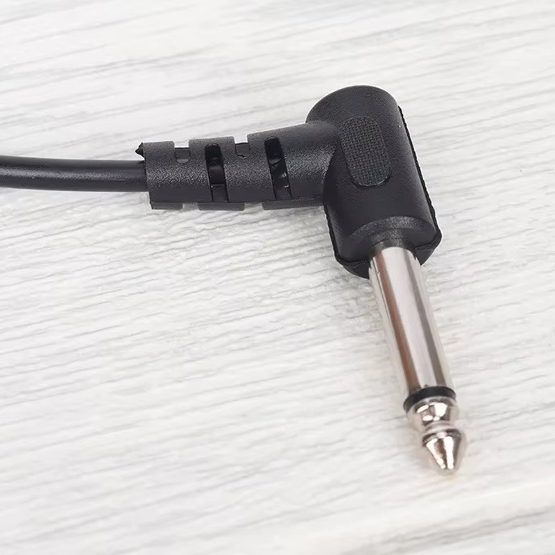 สายเชื่อมต่อกีต้าร์ไฟฟ้า 3/5 เมตรสายสัญญาณเสียงกีต้าร์สายเคเบิลเชื่อมต่อกีต้าร์ข้อศอกตรงที่ทนทาน สายแจ็คกีตาร์ - รูปที่ 6