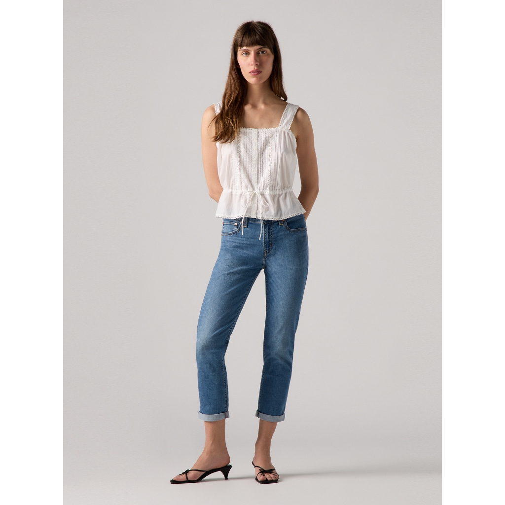 กางเกงยีนส์ Levi's® Women's Mid-Rise Boyfriend Jeans