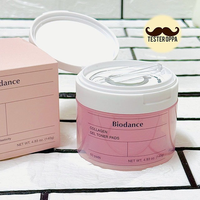 แท้// โทนเนอร์แพดไบโอแดนซ์  💗🧊 Biodance Collagen Real Deep Gel Toner Pads.(60Pads/ 140g)