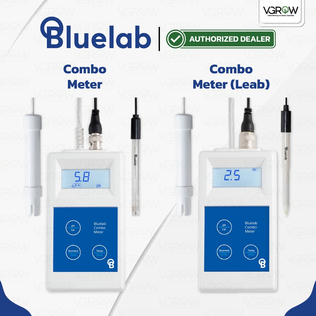 [ส่งฟรี] Bluelab Combo Meter Plus เครื่องวัดค่า pH EC อุณหภูมิ แบบพกพา บลูแปลคอมโบเมเตอร์พลัส