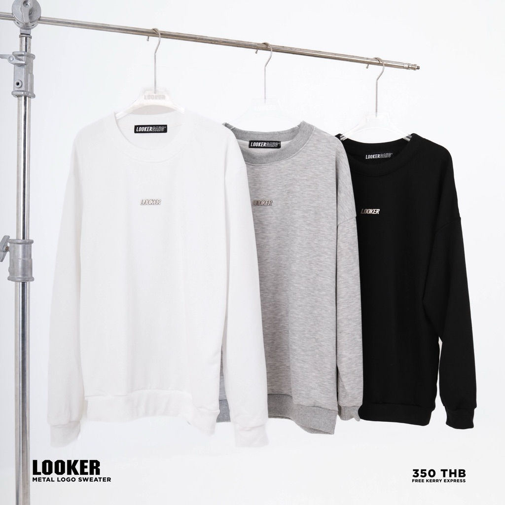 LOOKER METAL LOGO SWEATER