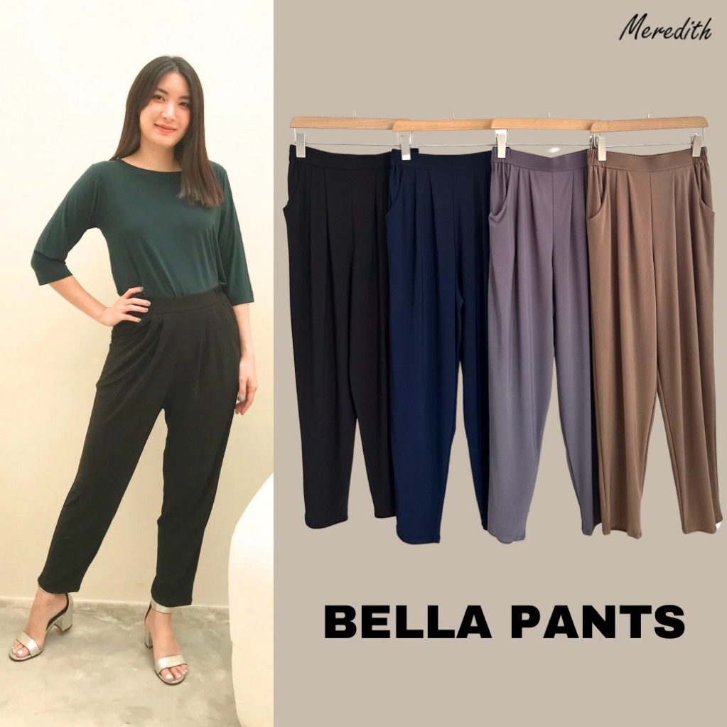 MEREDITH : Bella Pants กางเกงขายาวทรงขาเดป