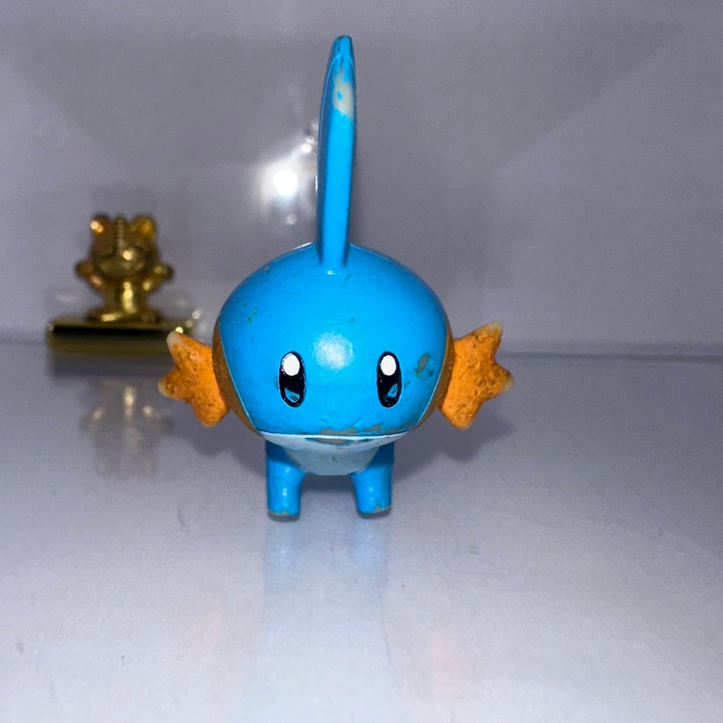 Mudkip Starter Gen3 Figure Pokemon รุ่นเก่าปั้มลึก #0258 มัดคิป ฟิกเกอร์ โมเดล โทมี่