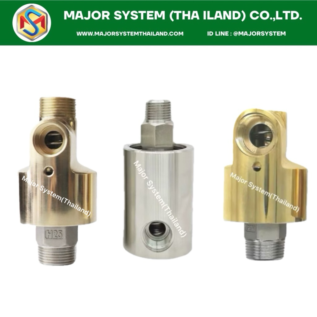 Rotary joint โรตารี่จ๊อยท Rotary joint Cooling water ข้อต่อโรตารี่ โรตารี่ยูเนี่ยน โรตารี่จอยท์ จอยท์แบบหมุนแกว่งได้