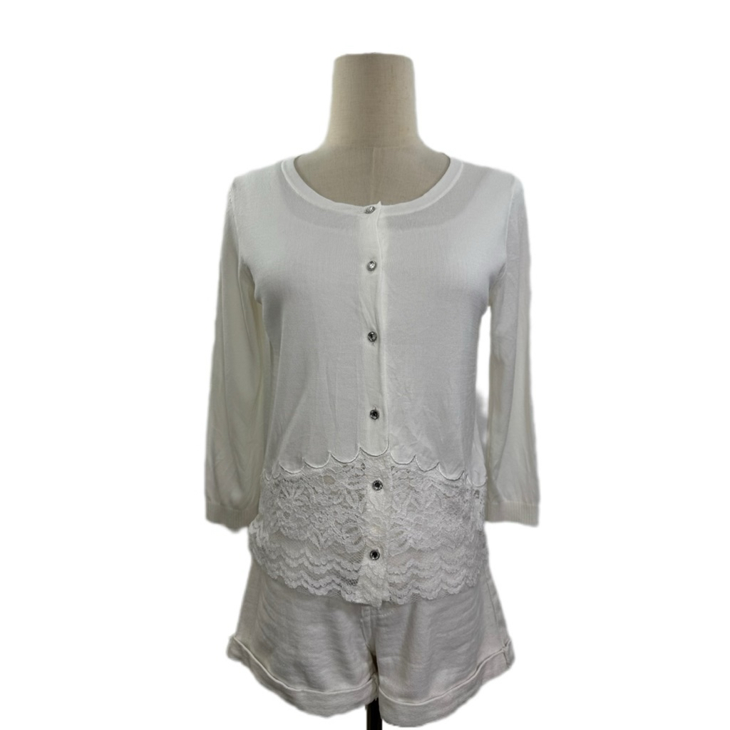 Cynthia rowley เสื้อคลุมคาดิแกน แบรนด์แท้จากญี่ปุ่น