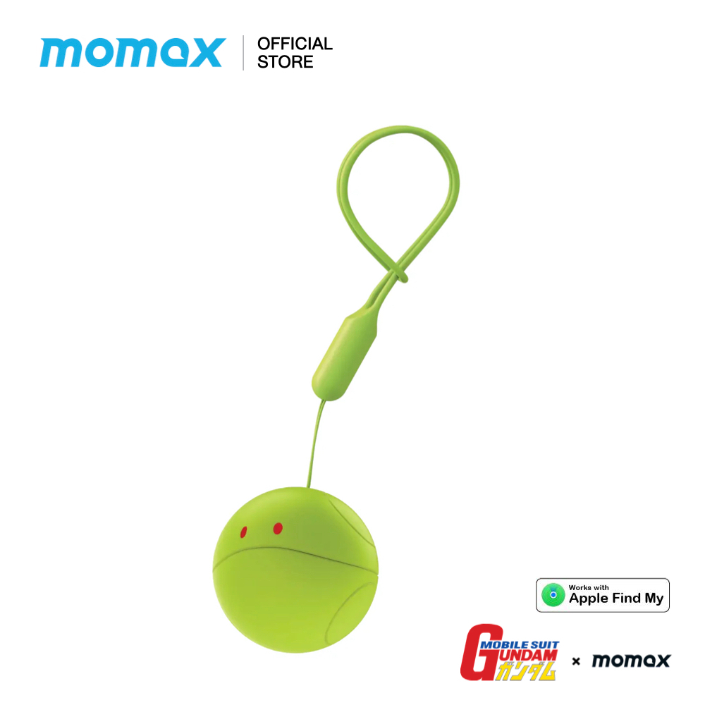 MOMAX x GUNDAM อุปกรณ์ติดตาม PINPOP Ap Find My Certificated Tracker Haro-Green Limited Edition