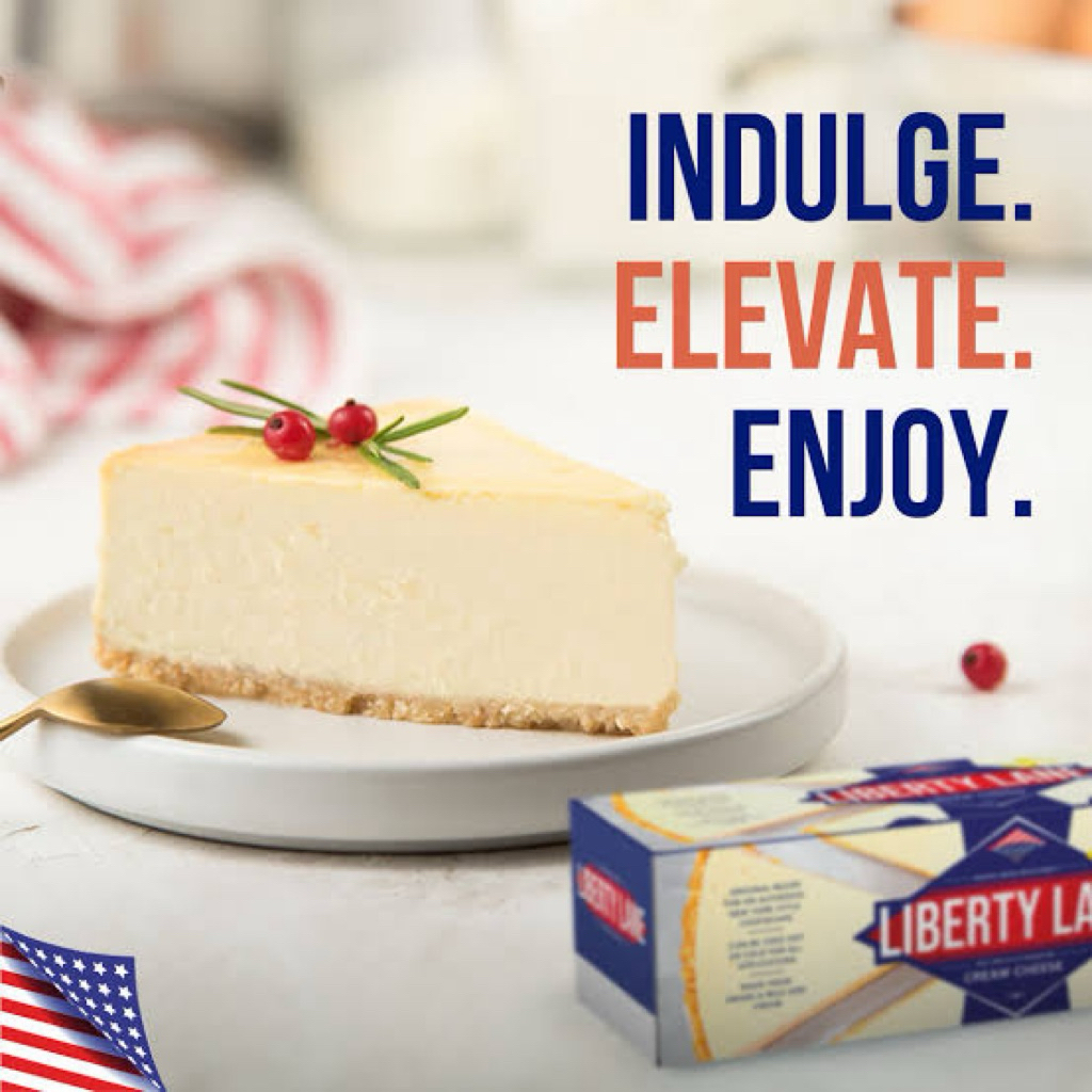 American Cream Cheese Liberty Lane Cream Cheese 1.36kg ลิเบอร์ตี้เลน ครีมชีส เนื้อเนียนนุ่ม*ส่งรถเย็