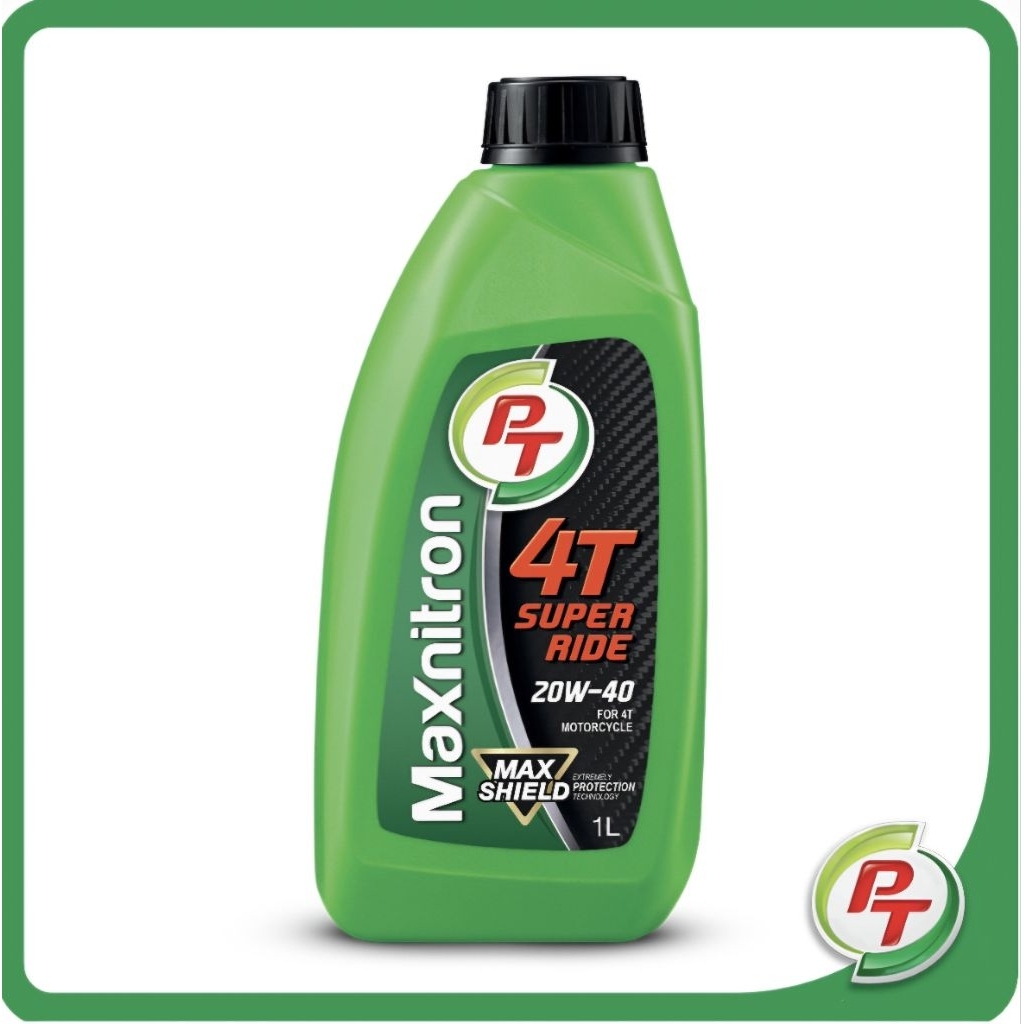 น้ำมันเครื่อง 4T  PT Maxnitron 4T Super Ride