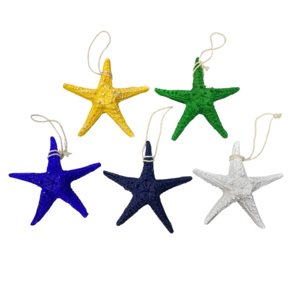 ปลาดาวตกแต่ง ปลาดาวสีขาว ปลาดาวเรซิ่น ปลาดาวสีแดง ปลาดาวปลอม ปลาดาว ของตกแต่งแนวทะเล ตกแต่งแนวทะเล