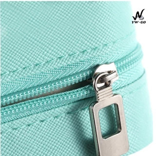 13สี กล่องเครื่องประดับ แบบพกพา แหวน ต่างหู สร้อยคอ กล่องเก็บของ สไตล์เกาหลี มีซิป (พร้อมส่ง)G2785