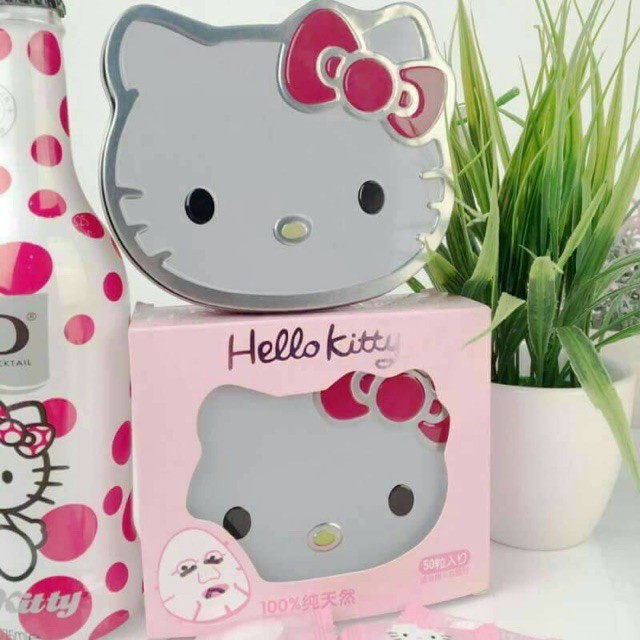 พร้อมส่งค่ะ มาส์กหน้าอัดเม็ดคิตตี้ (กล่องแดง)