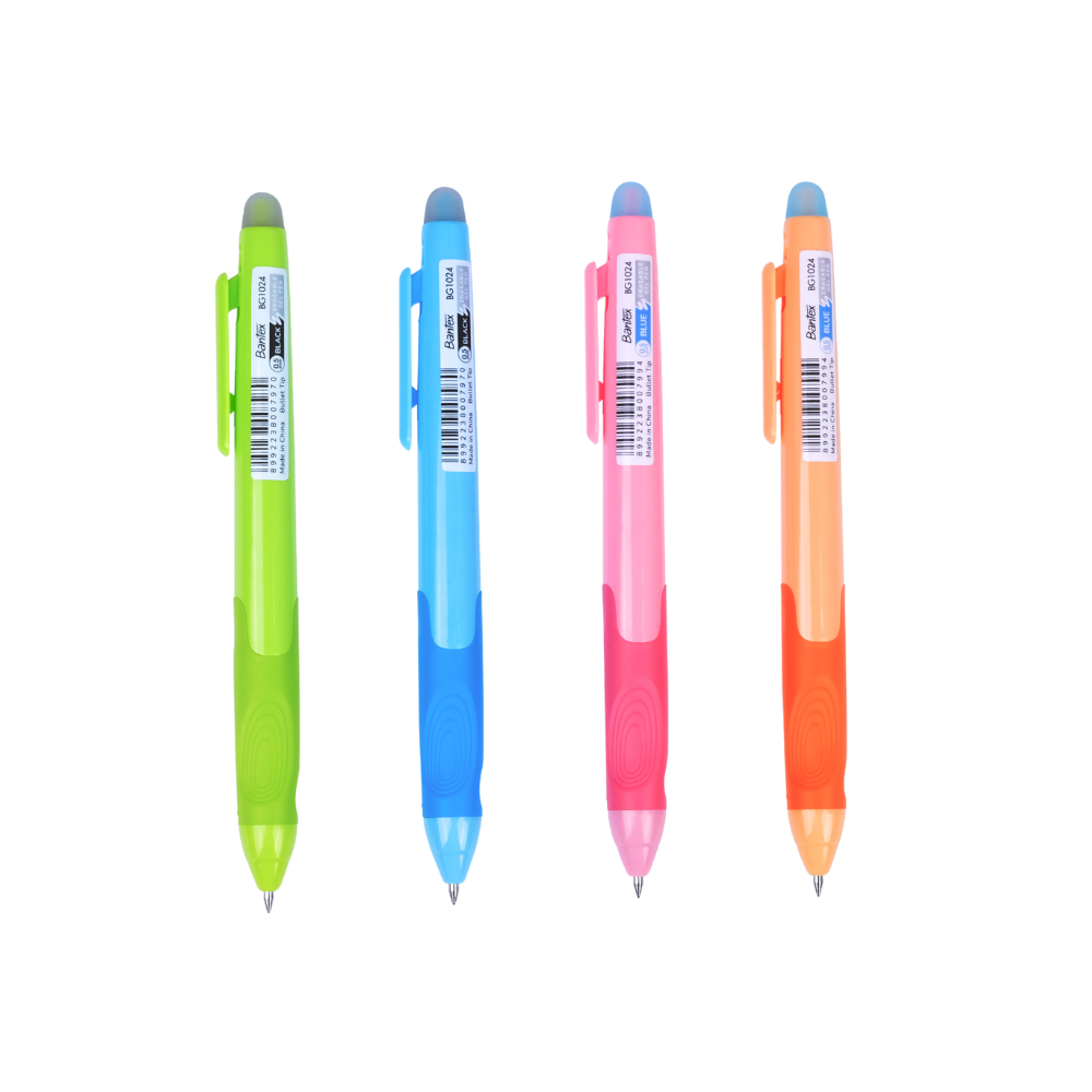 Bantex ปากกาหมึกเจล ปากกาเจล ขนาดเส้น 0.5 มม. มี2สีให้เลือก(สีน้ำเงิน,สีดำ) Gel Pen