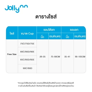 [Set 2 ชิ้น] Jollynn Cloud Zero Touch Plus เสื้อชั้นใน Freesize บราไร้โครง ผ้านุ่ม ใส่สบาย โจลีน