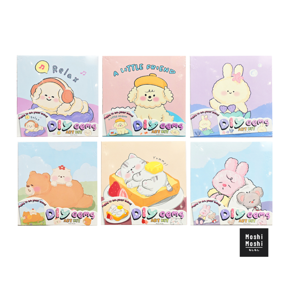 Moshi Moshi ครอสติสคริสตัล ภาพครอสติสคริสตัล งาน DIY รุ่น 8100034504-34509