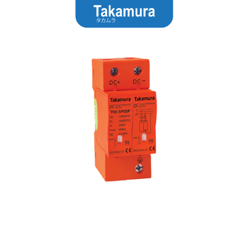 Takamura เสิร์จป้องกันฟ้าผ่าและไฟกระชาก DC Surge Protective Device รุ่น TDC-SPD2P