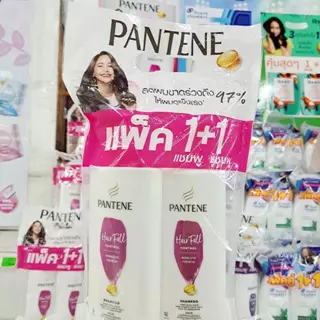 แพนทีน แพ็คคู่ แชมพู+แชมพู ขนาด แชมพู+ครีมนวด 3 มินิท ขนาด 380+270 มล. บํารุงผม