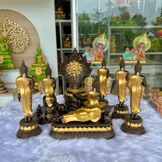 พระประจำวันเกิด หน้าตัก3นิ้ว แร่เหล็กน้ำพี้ แถมฟรีฐานรองพระ สีมันปูเพ้นท์