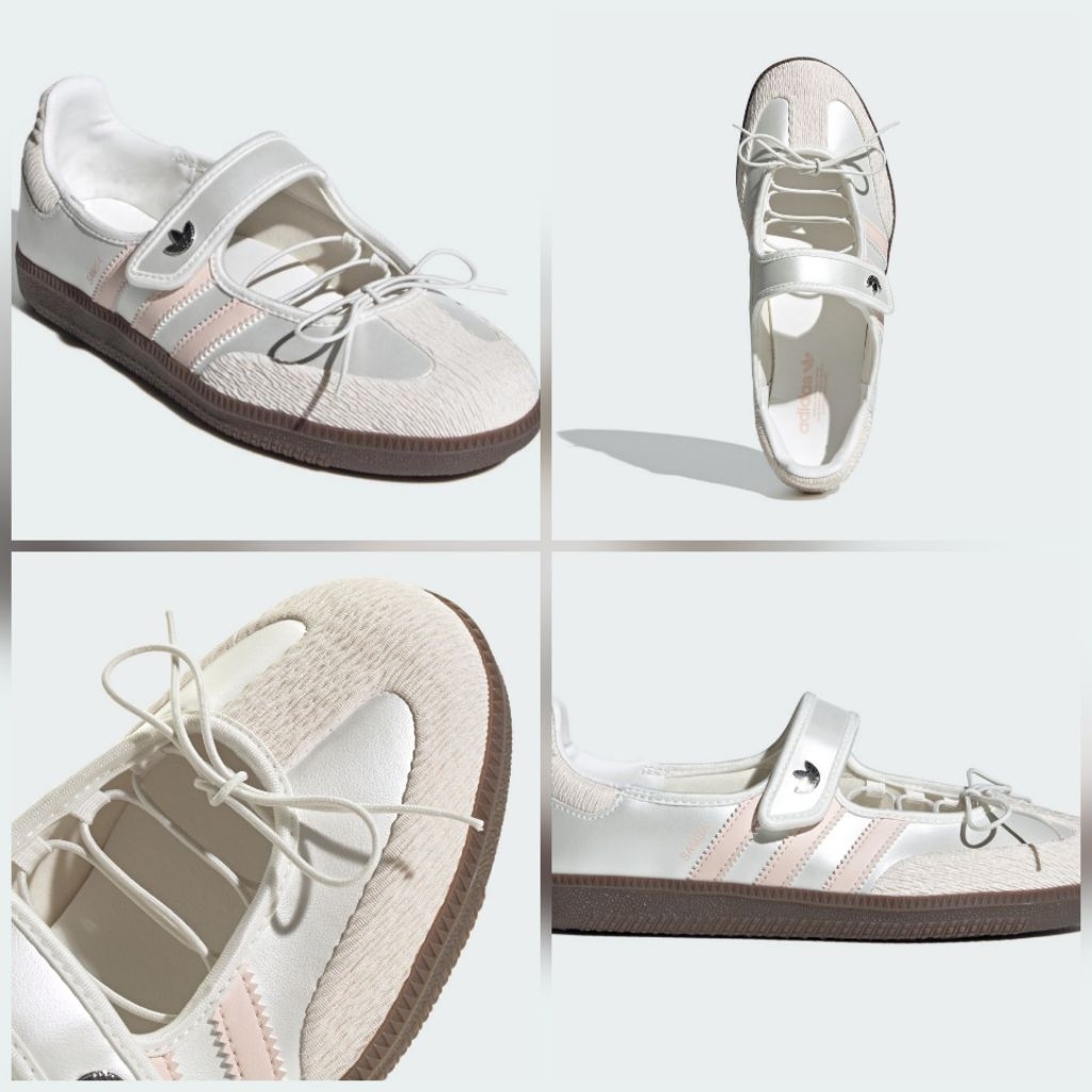 พร้อมส่ง รองเท้า Adidas Samba Jane with Bungee Laces, adidas Samba Jane "Cloud White" (W) รุ่นใหม่ล่