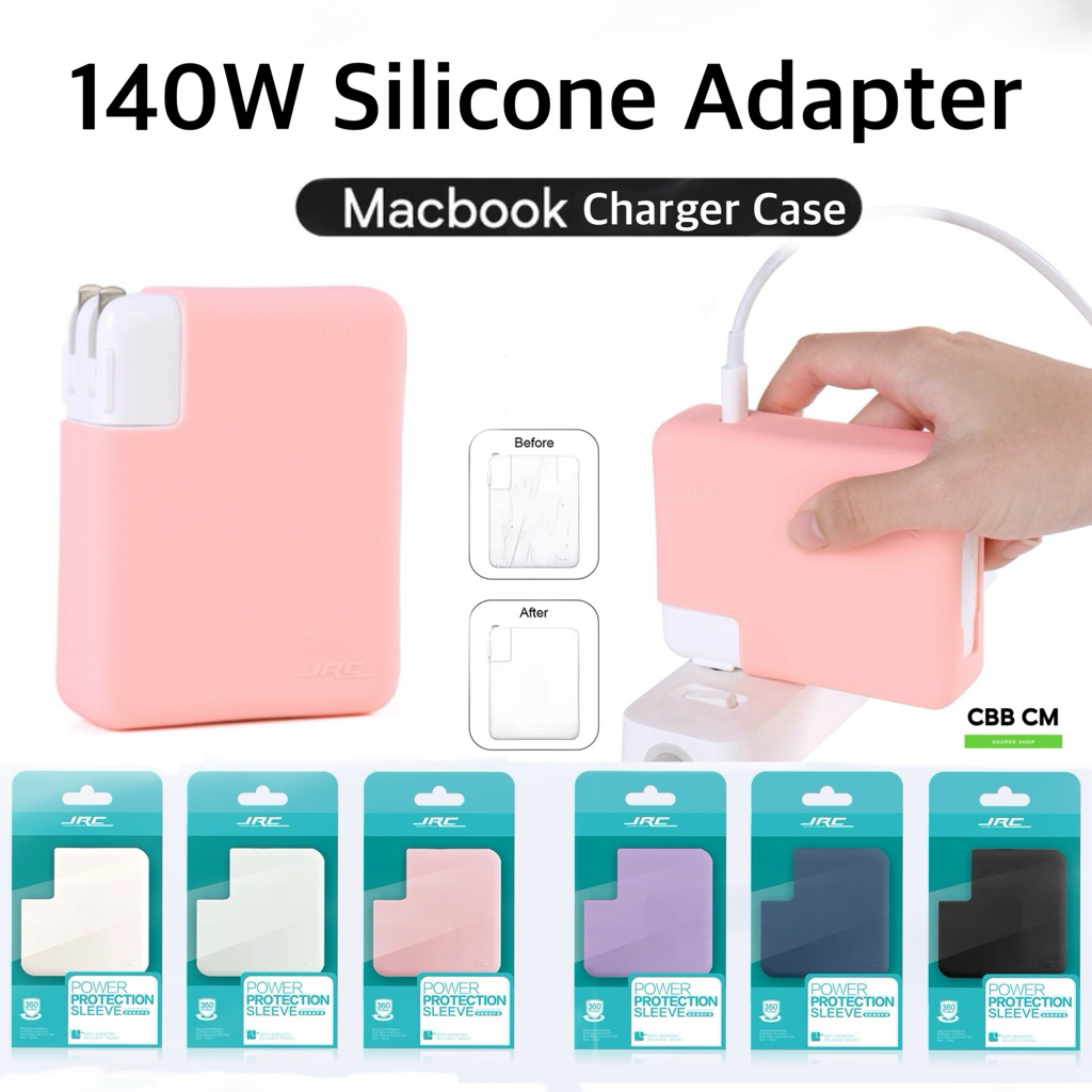 JRC เคสซิลิโคนกันรอยสายชาร์จ MacBook Pro 16.2”140W Case Silicone Charger 2021-2024 A2485 A2780 A2991