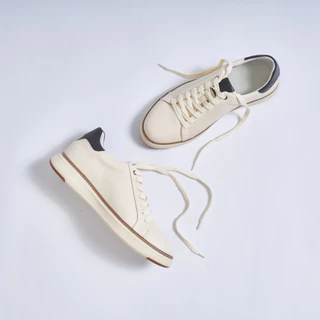DUO Sneakers รองเท้าผ้าใบหนังแท้ เสริมส้น 6 ซม.|รองเท้าเสริมส้น Chuniverse (ชูนิเวิร์ส)