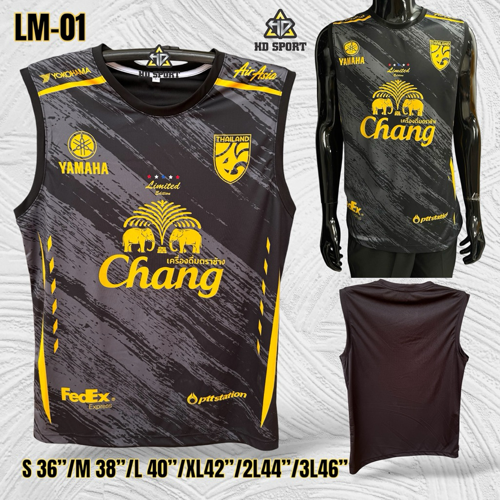 เสื้อแขนกุด LM-01 เสื้อกีฬาแขนกุดพิมลาย สวยผ้าดีราคถูก สวมใส่สบาย สินค้าพร้อมส่ง