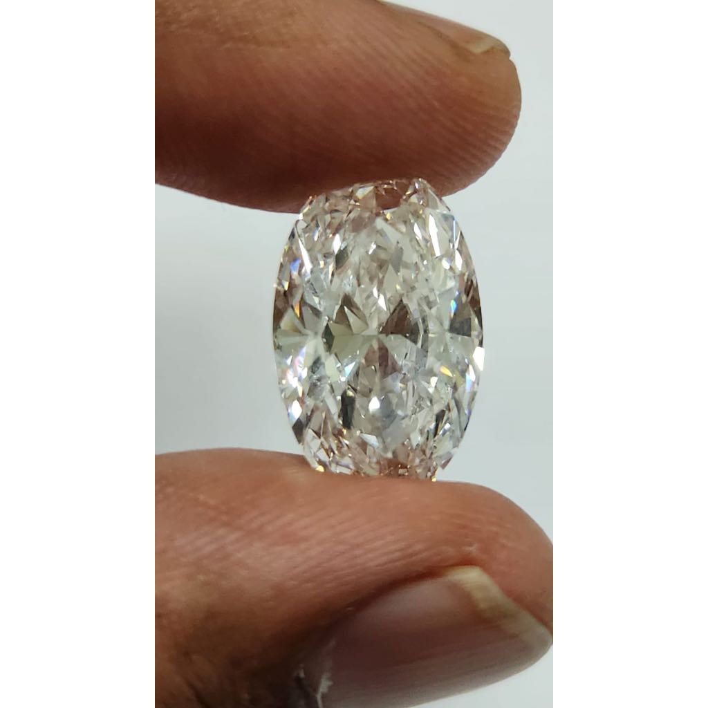 Oval 10.03 ct E VVS2 Lab Grown Diamond - CVD Diamond - IGI Certificate
