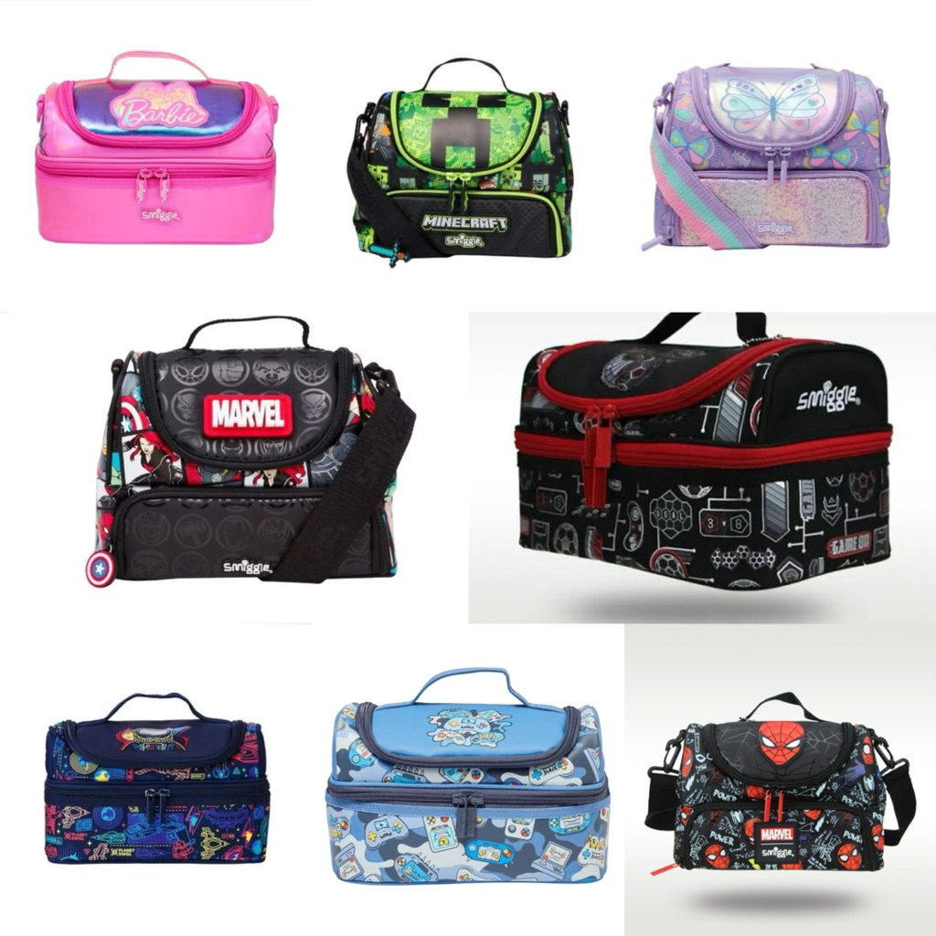 พร้อมส่งจากไทย : smiggle กระเป๋าใส่ lunch box หลายลาย