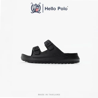 Hello Polo รองเท้าแตะผู้ชาย รองเท้าแตะสายคาดคู่ รองเท้าแตะเพื่อสุขภาพ วัสดุ EVA กันลื่น พื้นหนา ทนต่อการสึกหรอ HP8051
