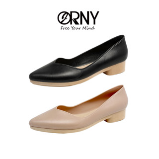มีไซส์ 41 ✨ORNY(ออร์นี่) ® 3319 รองเท้าคัชชูยางส้นสูง คัทชูน…