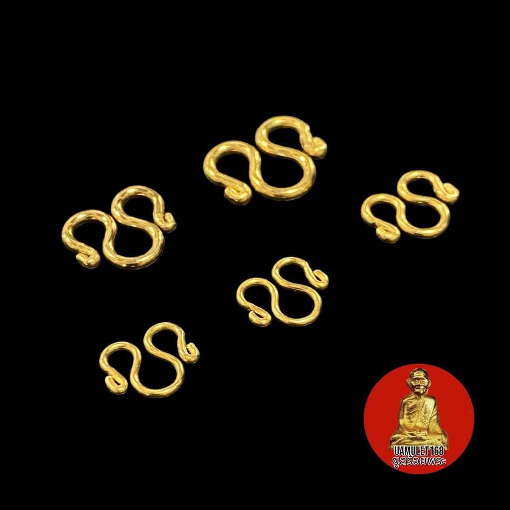 ยูสร้อยพระ  ตะขอ M งานทองเลเซอร์ สแตนเลสแท้ มีหลายขนาดให้เลือก