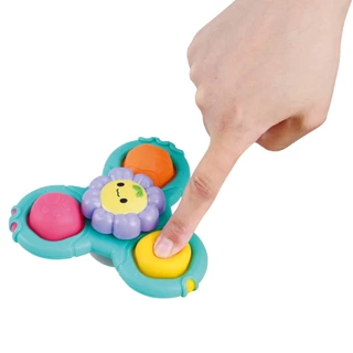 Playgotoys ของเล่นเสริมพัฒนาการ จุ๊บหมุนเจ้าดอกไม้(1481)