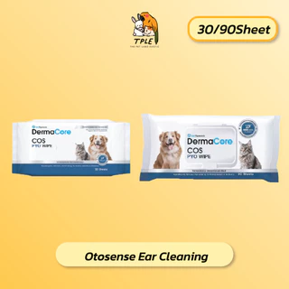 Dermacore COS Wipe ผ้าเปียกประกอบการรักษาสำหรับสัตว์เลี้ยง จำนวน 30 แผ่น / 90 แผ่น
