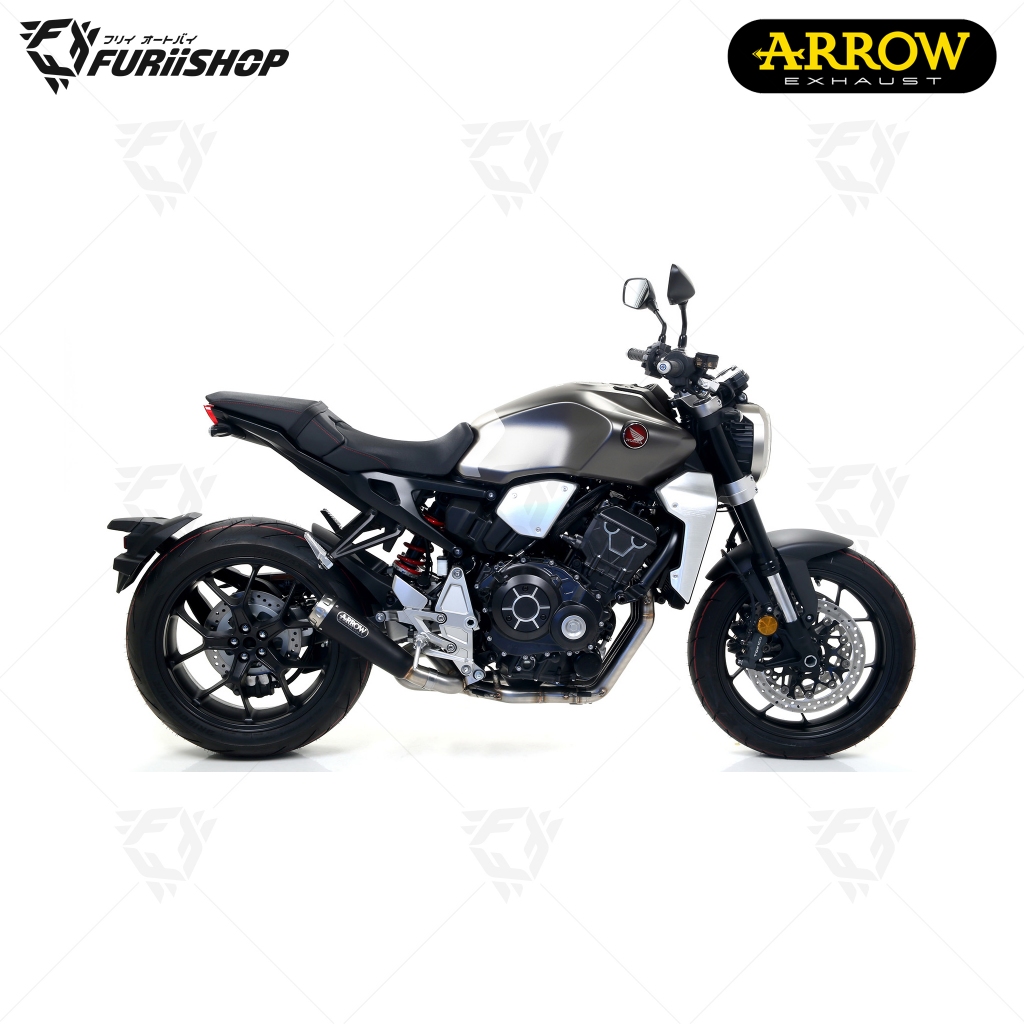ท่อสูตร/ท่อแต่ง/ท่อไอเสีย Arrow Slip on Moto GP black : for Honda CB1000R 2018-2020/All new 2021-202
