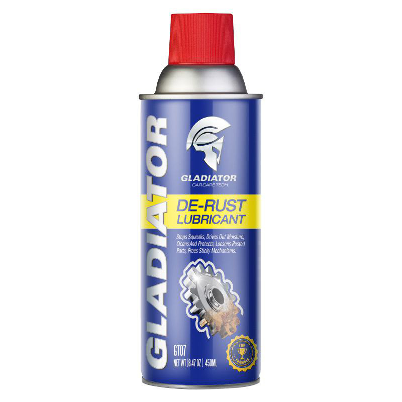 GT สเปรย์น้ำยาล้างสนิม กำจัดสนิมชิ้นงานโลหะ ได้อย่างมีประสิทธิภาพ ช่วยหล่อลื่น ลดเสียงที่เกิดจากสนิม