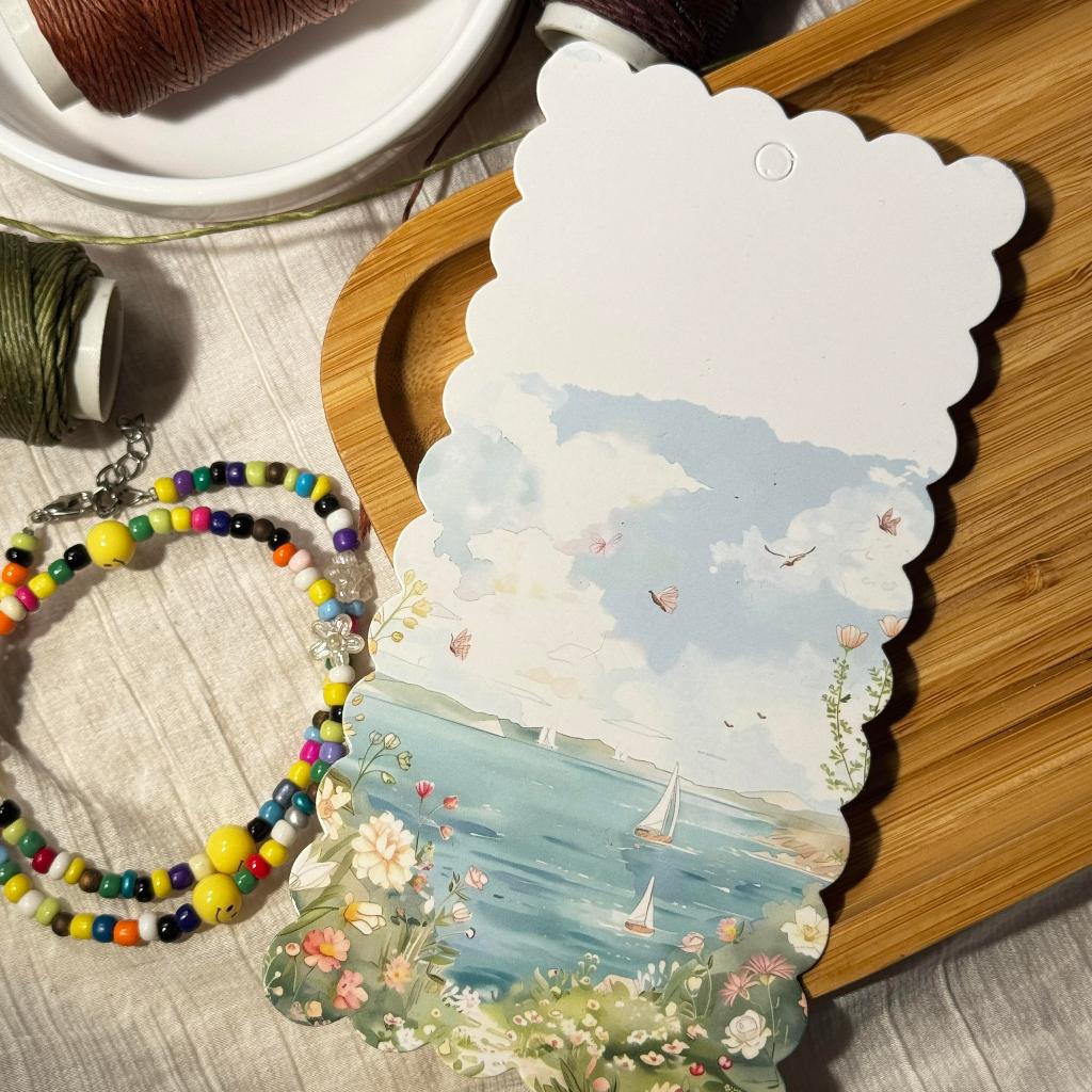 (มีส่งด่วนน!!) กระดาษโปสเตอร์ กระดาษรองสินค้า กระดาษรองเครื่องประดับ 5ชิ้น diy