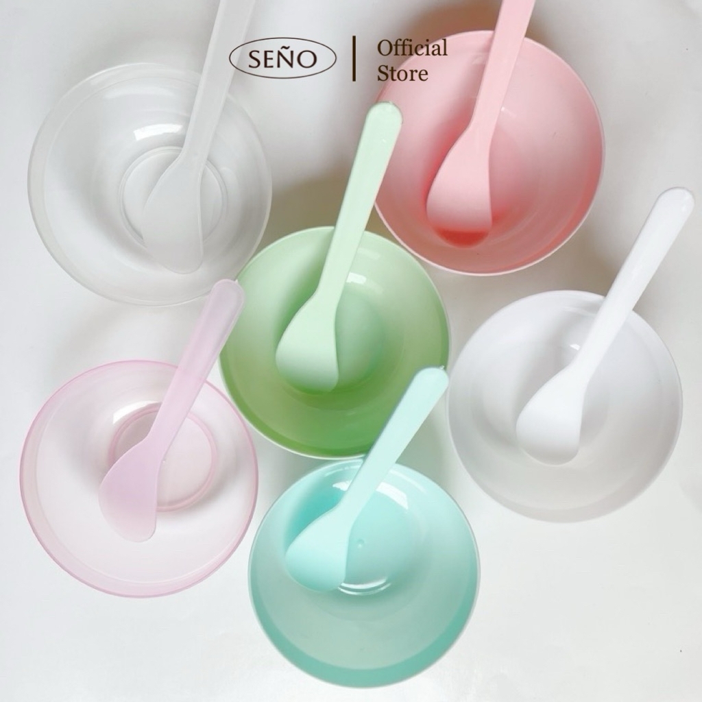 เซทถ้วยมาร์ค+ไม้พายพลาสติก ถ้วยมาส์ก มาร์คหน้า