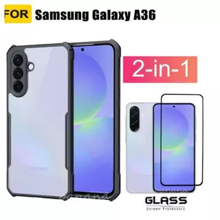 เคสขอบสี หลังใส สำหรับSamsung A57 A07 A17 S25FE A56 A36 A26 A16 A06 A55 A35 A25 A15 A05 A05S A54 A34 A24 A14 S23FE S24FE