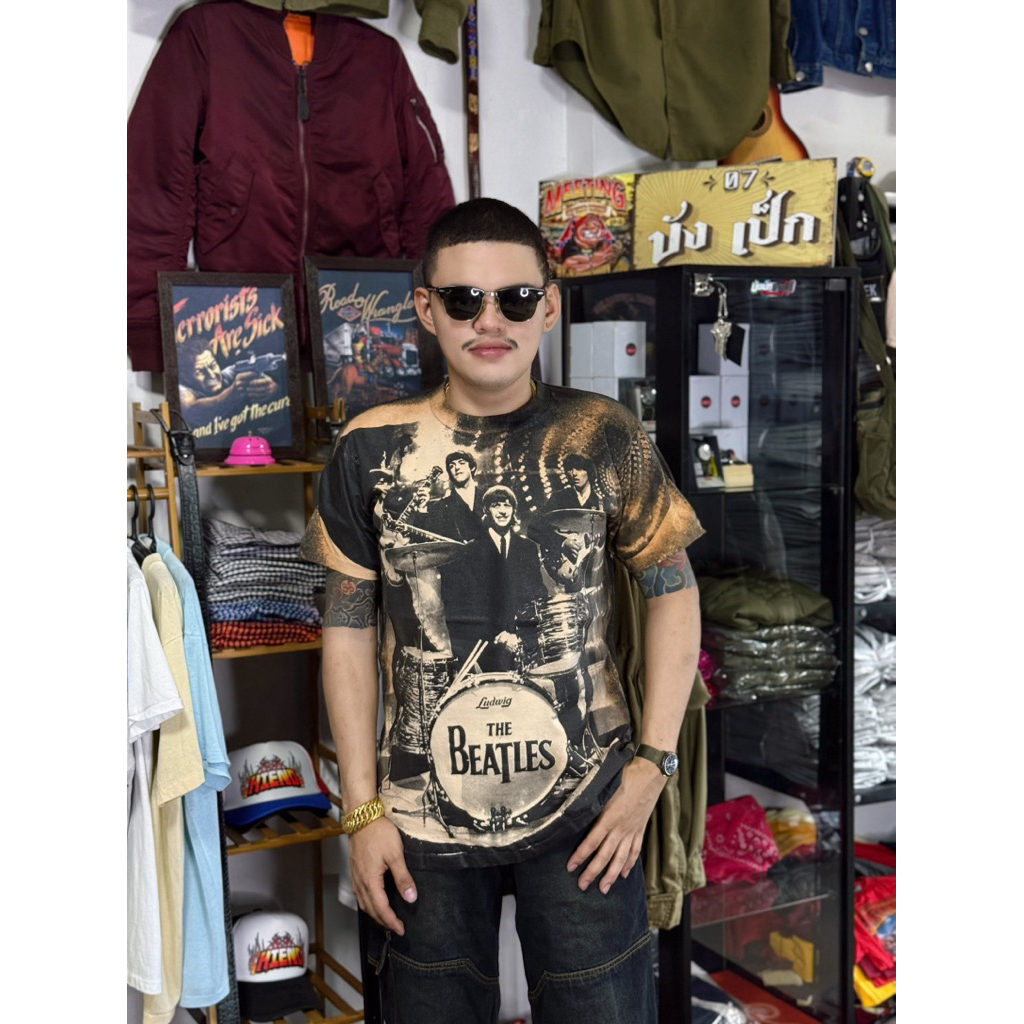 เสื้อยืด OVP วินเทจ (ทรงเพชร)