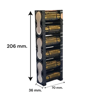 แบตเตอรี่ลิเธียมฟอสเฟต M-Power Black Edition 6S1P, 6S2P 21V 6,000-12,000mAh แบตลำโพงบลูทูธ DIY