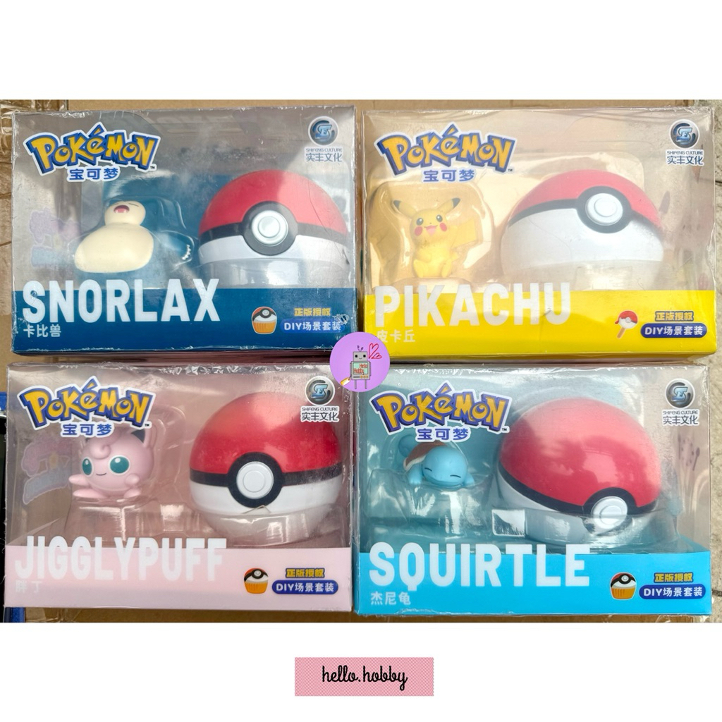 โมเดล Pokemon - Blooming Pokemon Scene Set Series by Shifeng Culture