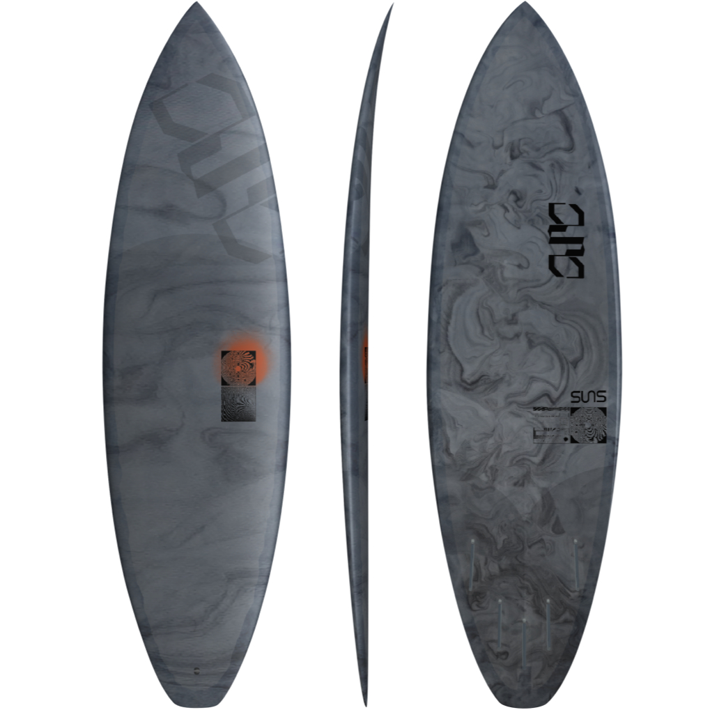suns Alpha Centauri(5'8" x 18 1/2" x 2 1/2" @26L / suns Tec 2 / futures. - 5 Fin)