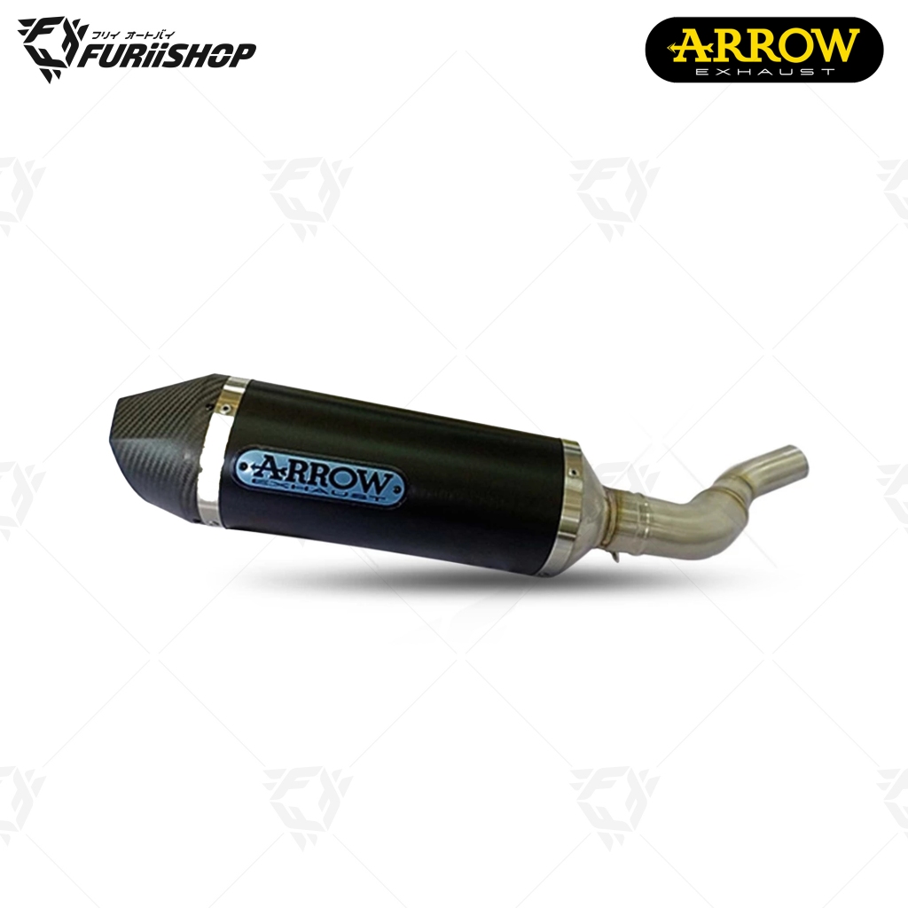 ท่อสูตร/ท่อแต่ง/ท่อไอเสีย Arrow Slip on Dark-Carbon : for Honda CB300R 2018-2019